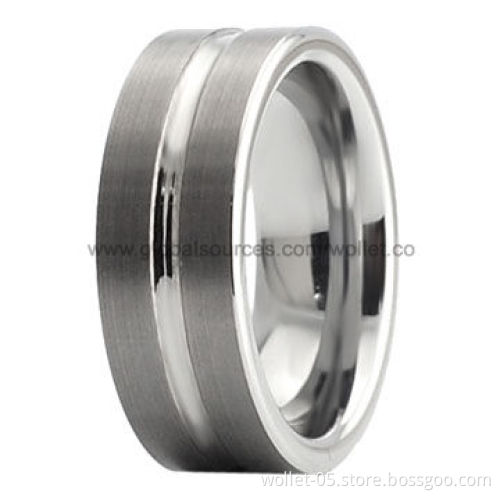 Heath Care Tungsten Steel Ring, Suitable for Men, OEM and ODM Orders Welcomed
